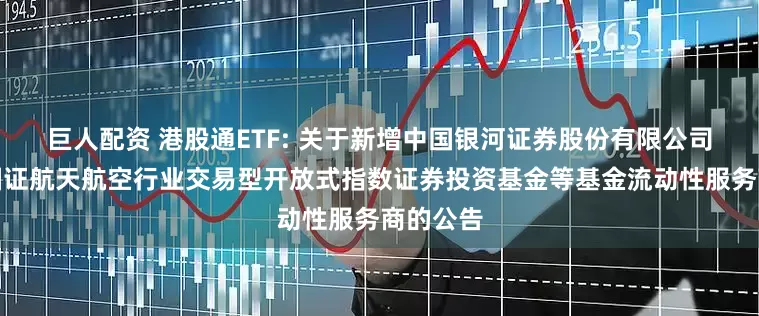 巨人配资 港股通ETF: 关于新增中国银河证券股份有限公司为华夏国证航天航空行业交易型开放式指数证券投资基金等基金流动性服务商的公告